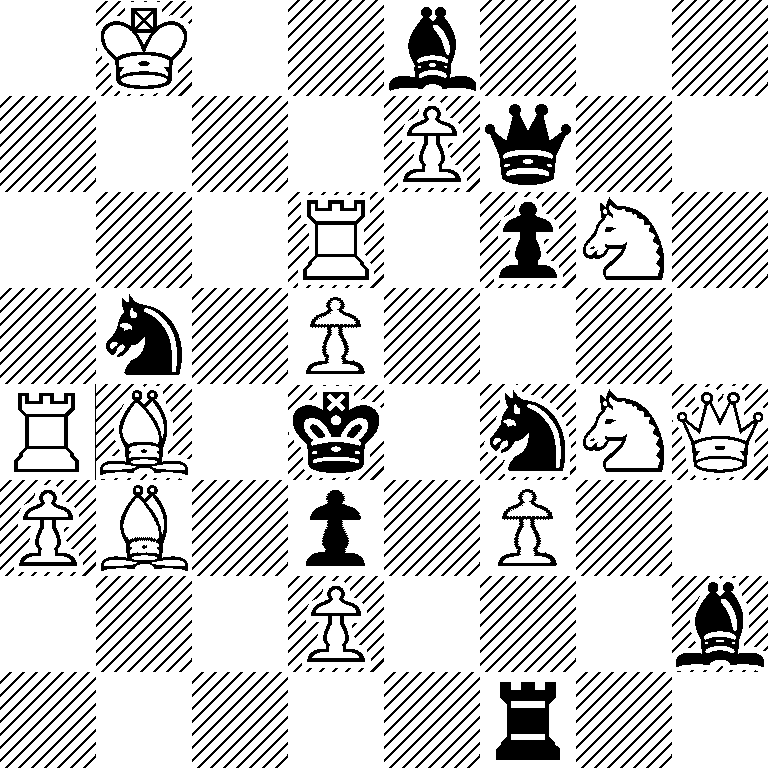 1K2b3/4Pq2/3R1pN1/1n1P4/RB1k1nNQ/PB1p1P2/3P3b/5r2