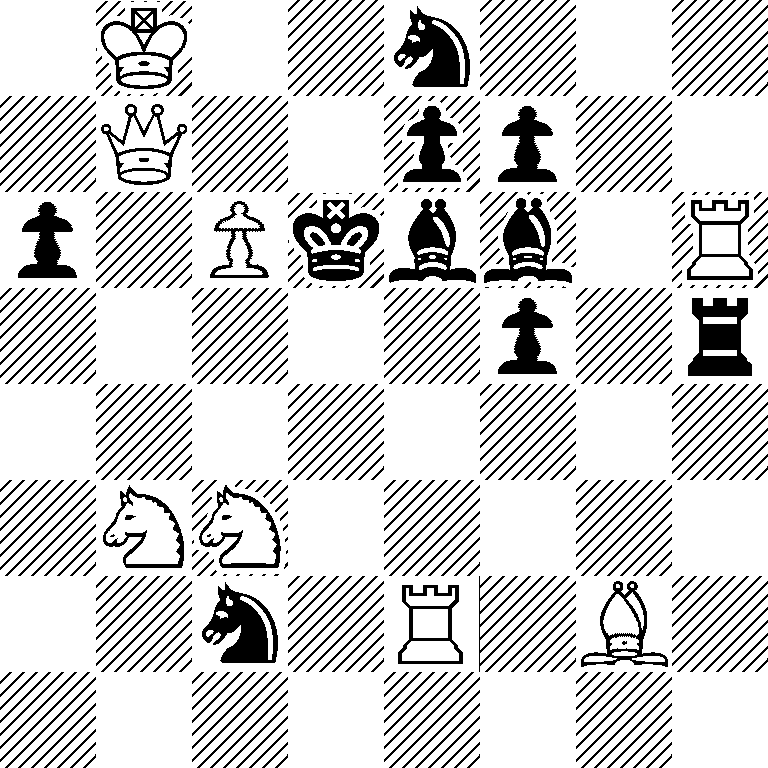 1K2n3/1Q2pp2/p1Pkbb1R/5p1r/8/1NN5/2n1R1B1/8