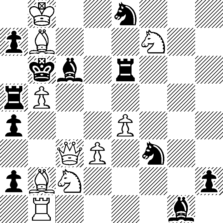 1K2n3/pB3N2/1kb1r3/rP6/p3P3/2QP1n2/pBN4p/1R4b1