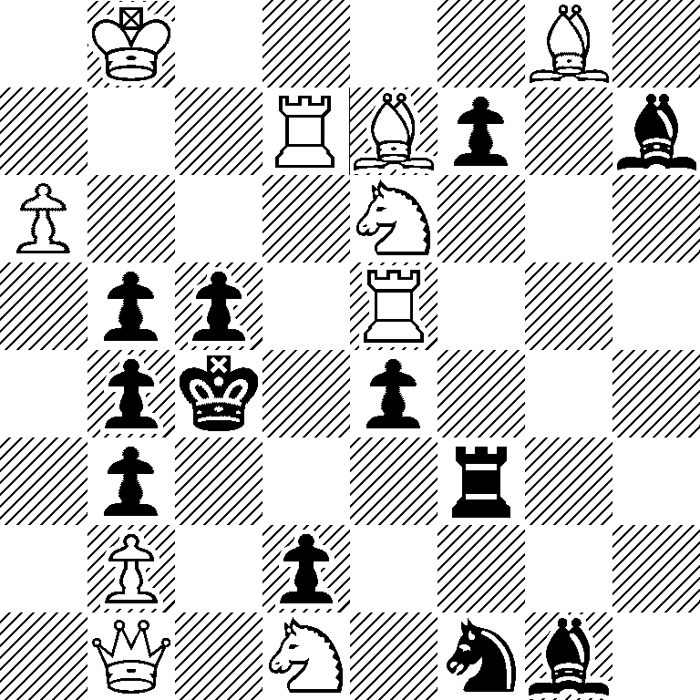 1K4B1/3RBp1b/P3N3/1pp1R3/1pk1p3/1p3r2/1P1p4/1Q1N1nb1