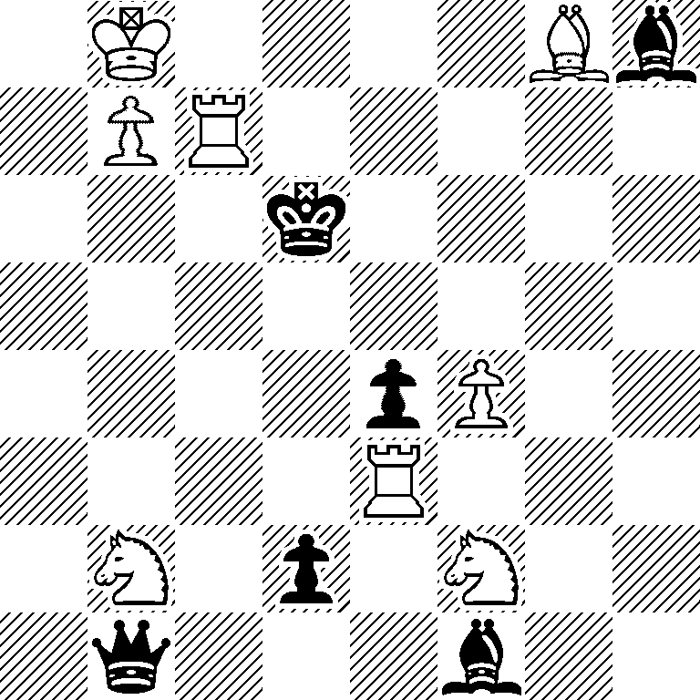 1K4Bb/1PR5/3k4/8/4pP2/4R3/1N1p1N2/1q3b2