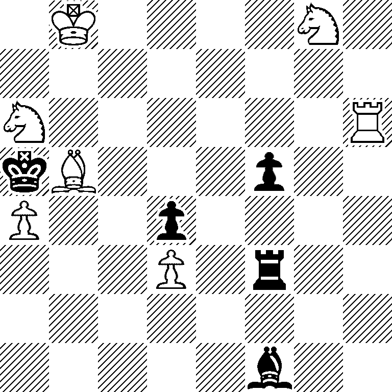 1K4N1/8/N6R/kB3p2/P2p4/3P1r2/8/5b2