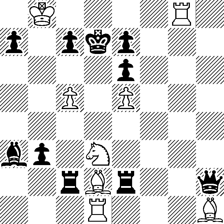 1K4R1/p1pkp3/4p3/2P1P3/8/bp1N4/2rBr2q/3R3B