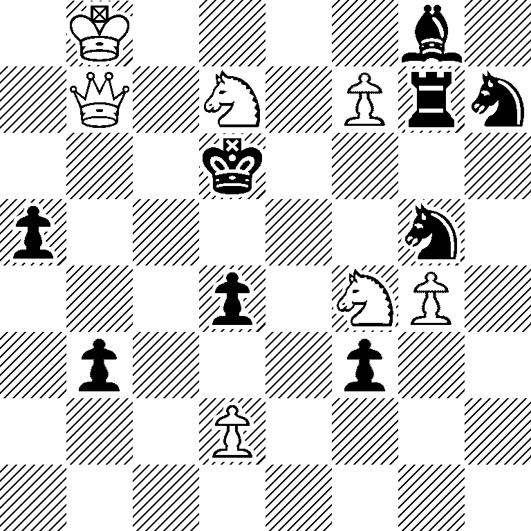 1K4b1/1Q1N1Prn/3k4/p5n1/3p1NP1/1p3p2/3P4/8