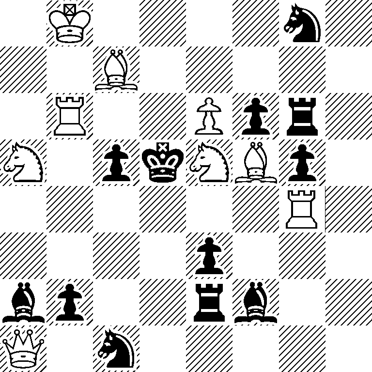 1K4n1/2B5/1R2Ppr1/N1pkNBp1/6R1/4p3/bp2rb2/Q1n5