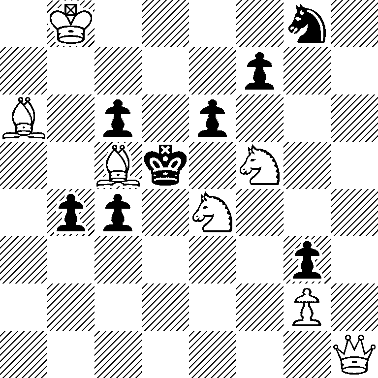 1K4n1/5p2/B1p1p3/2Bk1N2/1pp1N3/6p1/6P1/7Q