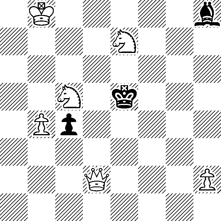 1K5b/4N3/8/2N1k3/1Pp5/8/3Q3P/8