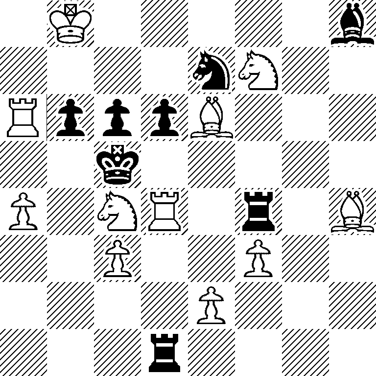 1K5b/4nN2/RpppB3/2k5/P1NR1r1B/2P2P2/4P3/3r4