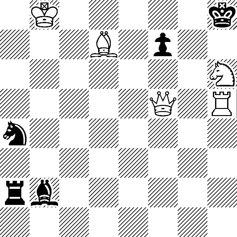 1K5k/3B1p2/7N/5Q1R/n7/8/rb6/8