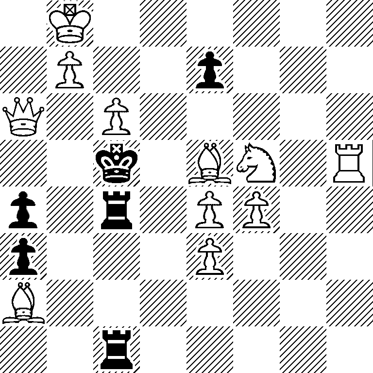1K6/1P2p3/Q1P5/2k1BN1R/p1r1PP2/p3P3/B7/2r5