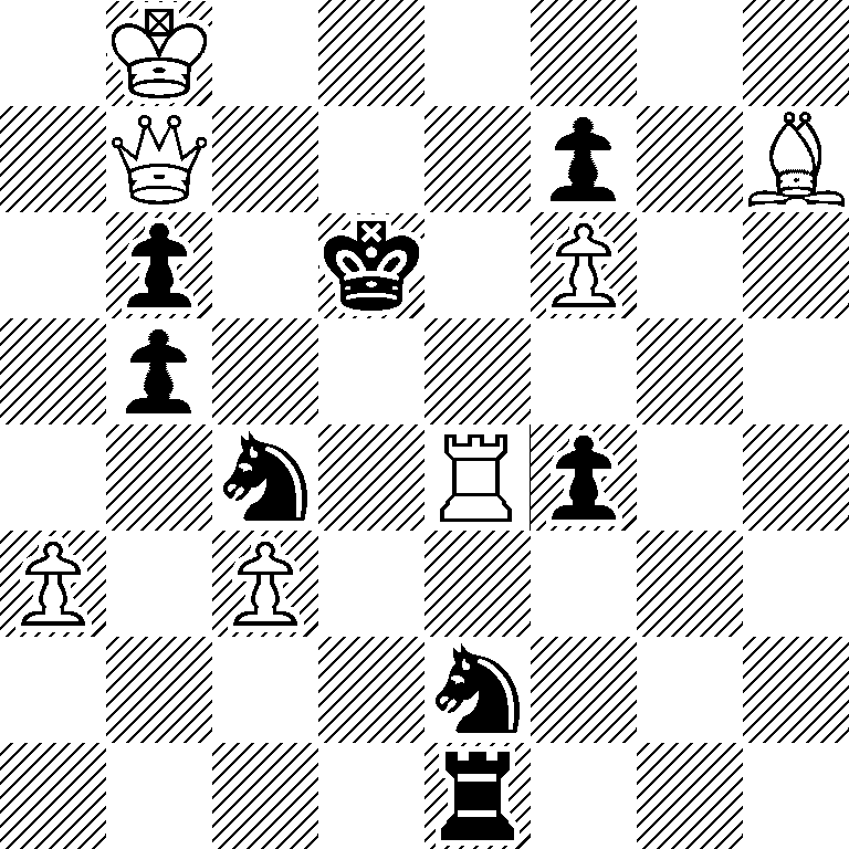 1K6/1Q3p1B/1p1k1P2/1p6/2n1Rp2/P1P5/4n3/4r3