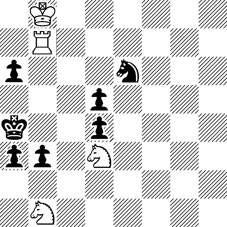 1K6/1R6/p3n3/3p4/k2p4/pp1N4/8/1N6