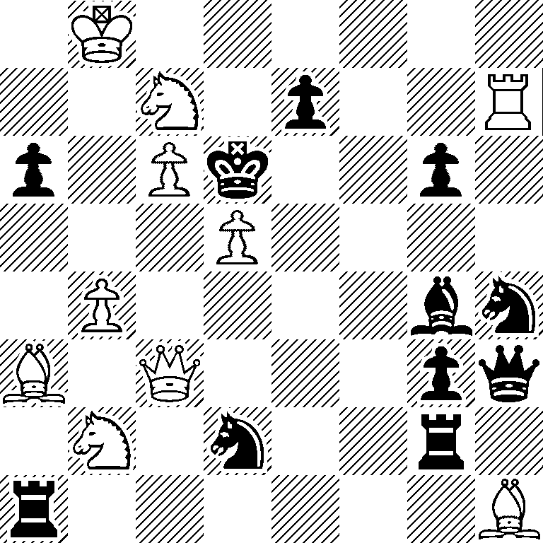 1K6/2N1p2R/p1Pk2p1/3P4/1P4bn/B1Q3pq/1N1n2r1/r6B
