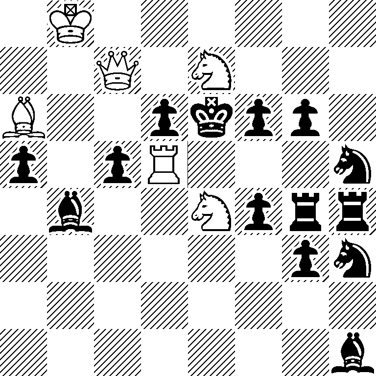 1K6/2Q1N3/B2pkpp1/p1pR3n/1b2Nprr/6pn/8/7b