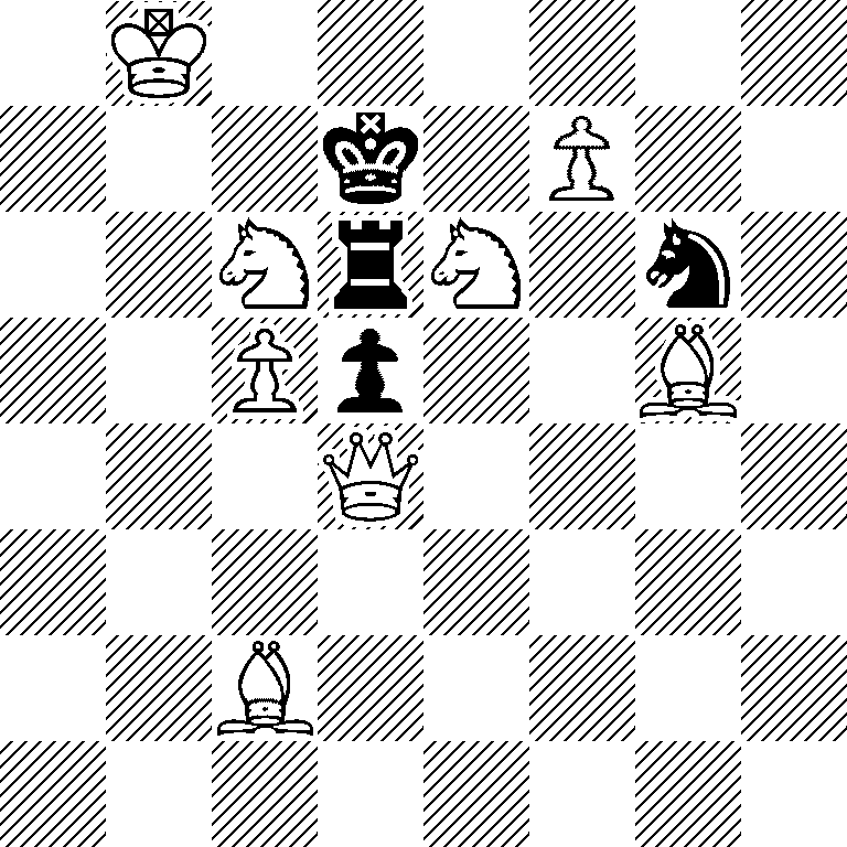1K6/3k1P2/2NrN1n1/2Pp2B1/3Q4/8/2B5/8