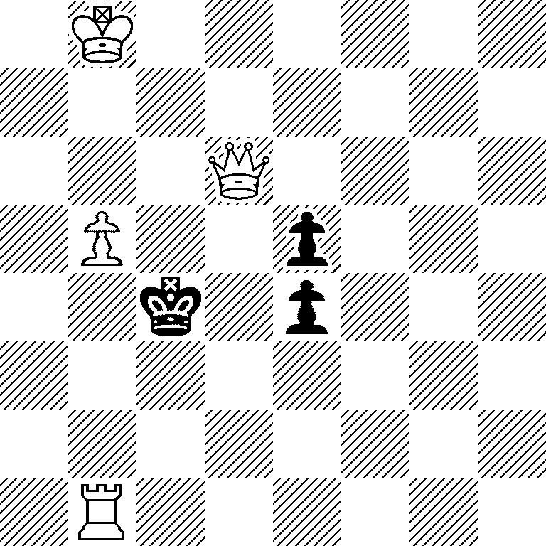 1K6/8/3Q4/1P2p3/2k1p3/8/8/1R6