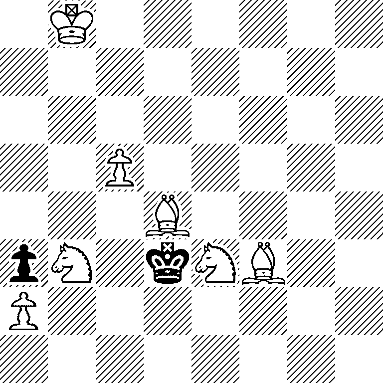 1K6/8/8/2P5/3B4/pN1kNB2/P7/8