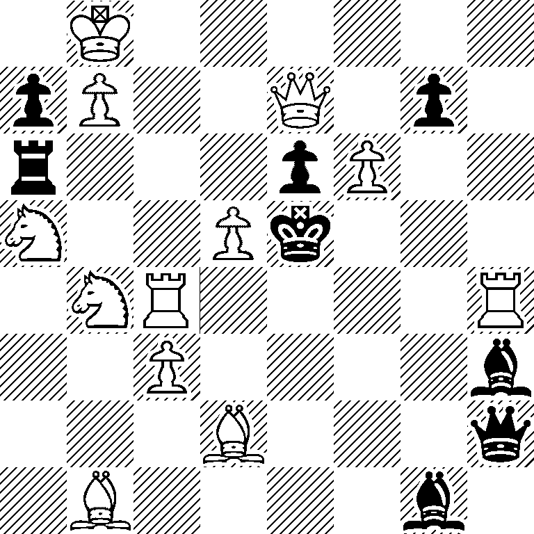 1K6/pP2Q1p1/r3pP2/N2Pk3/1NR4R/2P4b/3B3q/1B4b1