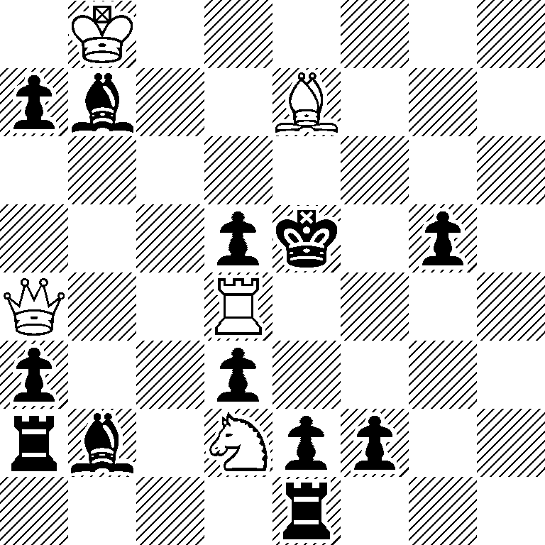 1K6/pb2B3/8/3pk1p1/Q2R4/p2p4/rb1Npp2/4r3