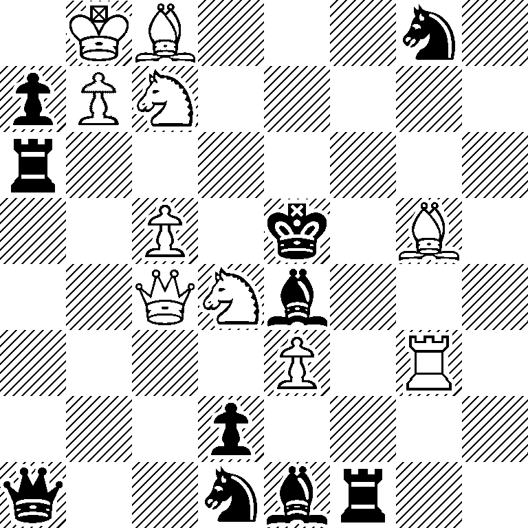 1KB3n1/pPN5/r7/2P1k1B1/2QNb3/4P1R1/3p4/q2nbr2