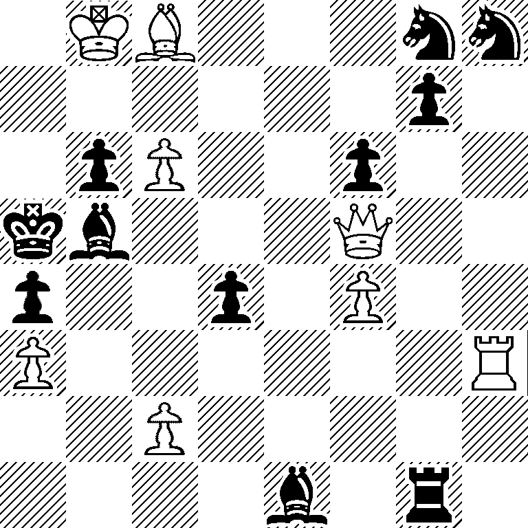 1KB3nn/6p1/1pP2p2/kb3Q2/p2p1P2/P6R/2P5/4b1r1