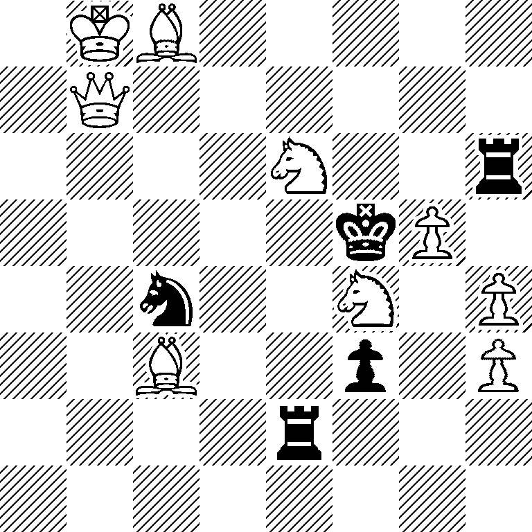1KB5/1Q6/4N2r/5kP1/2n2N1P/2B2p1P/4r3/8