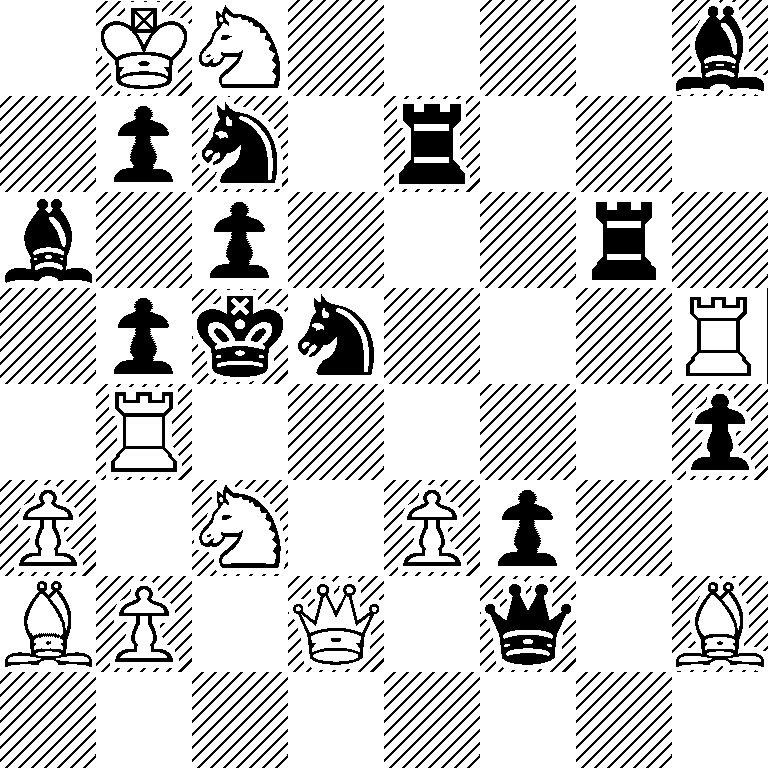 1KN4b/1pn1r3/b1p3r1/1pkn3R/1R5p/P1N1Pp2/BP1Q1q1B/8