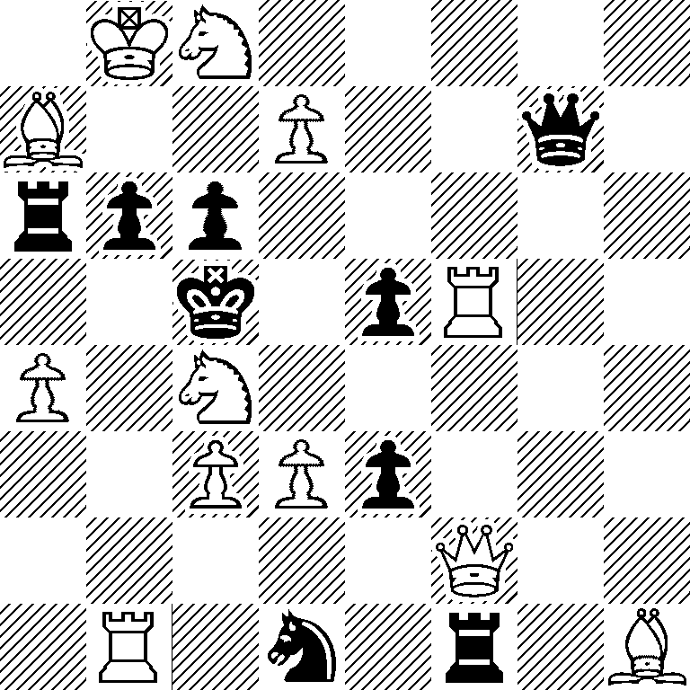 1KN5/B2P2q1/rpp5/2k1pR2/P1N5/2PPp3/5Q2/1R1n1r1B