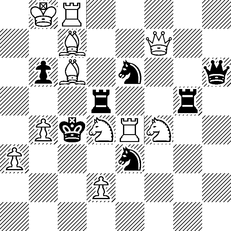1KR5/2B2Q2/1pB1n2q/3r2r1/1PkNRN2/P3n3/3P4/8