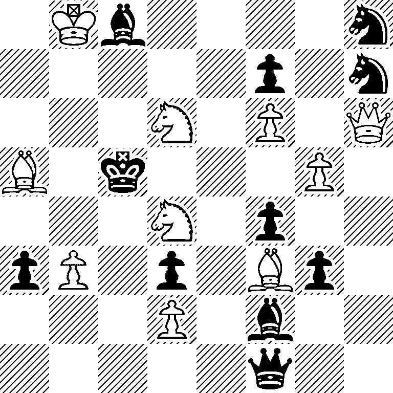 1Kb4n/5p1n/3N1P1Q/B1k3P1/3N1p2/pP1p1Bp1/3P1b2/5q2