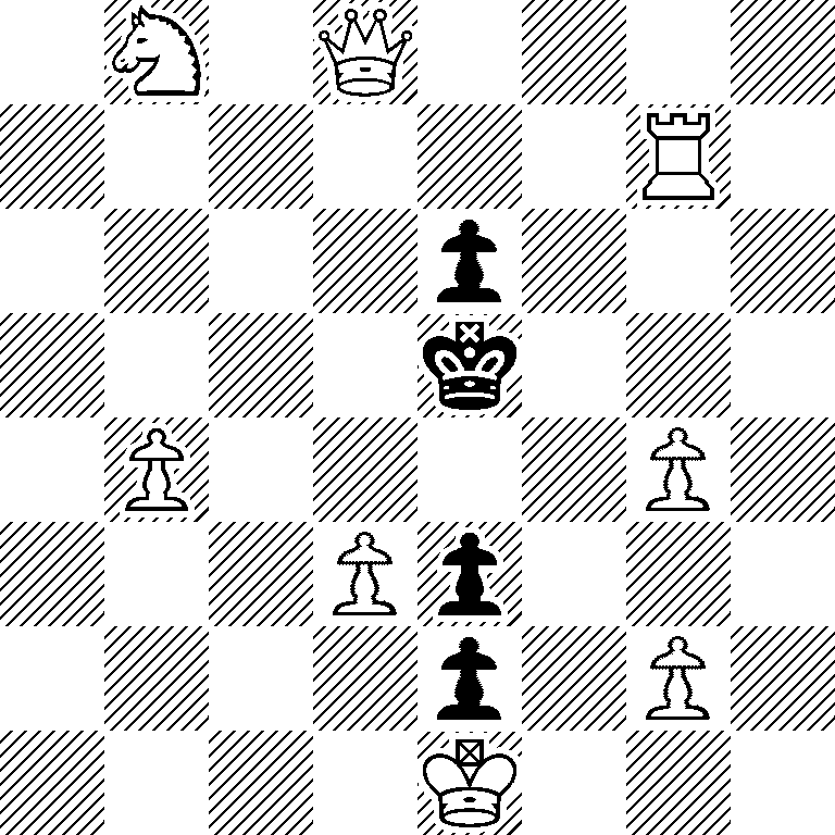 1N1Q4/6R1/4p3/4k3/1P4P1/3Pp3/4p1P1/4K3