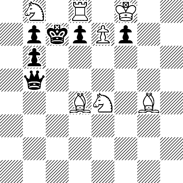 1N1R1K2/1pkpPp2/1p6/1q6/3BN1B1/8/8/8