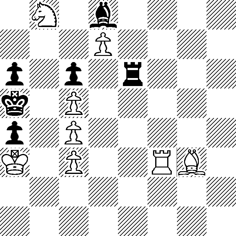 1N1b4/3P4/p1p1r3/k1P5/p1P5/K1P2RB1/8/8