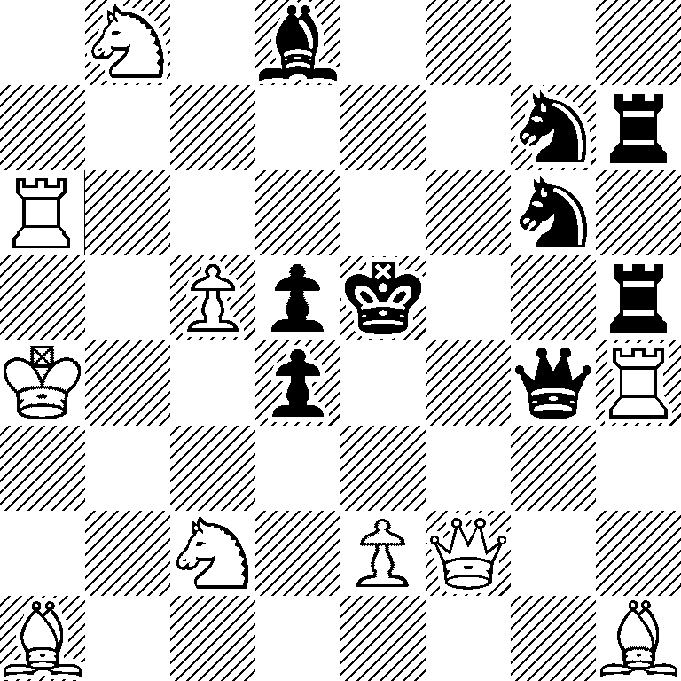 1N1b4/6nr/R5n1/2Ppk2r/K2p2qR/8/2N1PQ2/B6B