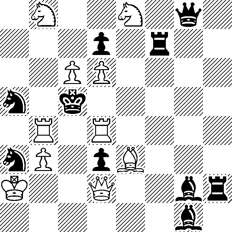 1N2N1q1/3p1r2/2PP4/n1k5/1R1R4/nP1pB3/K2Q2br/6b1