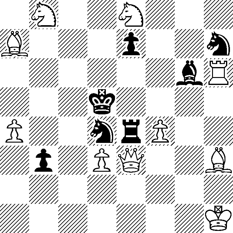 1N2N3/B3p2n/6bR/3k4/P2nrP2/1p1PQ2B/8/7K