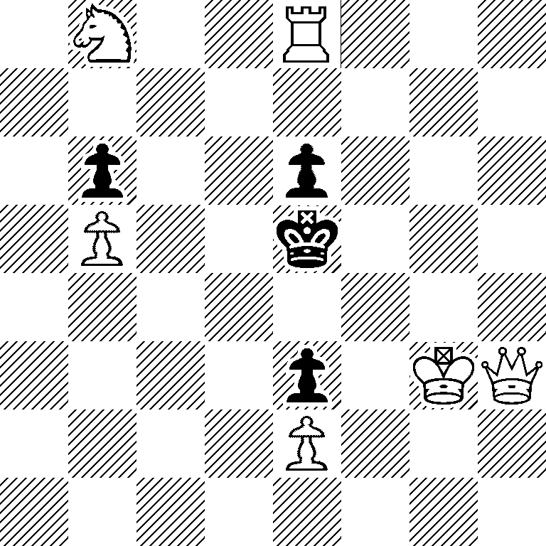 1N2R3/8/1p2p3/1P2k3/8/4p1KQ/4P3/8