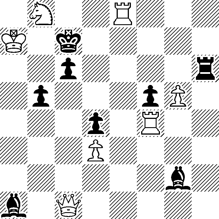 1N2R3/K1k5/2p4r/1p3pP1/3p1R2/3P4/6b1/b1Q5