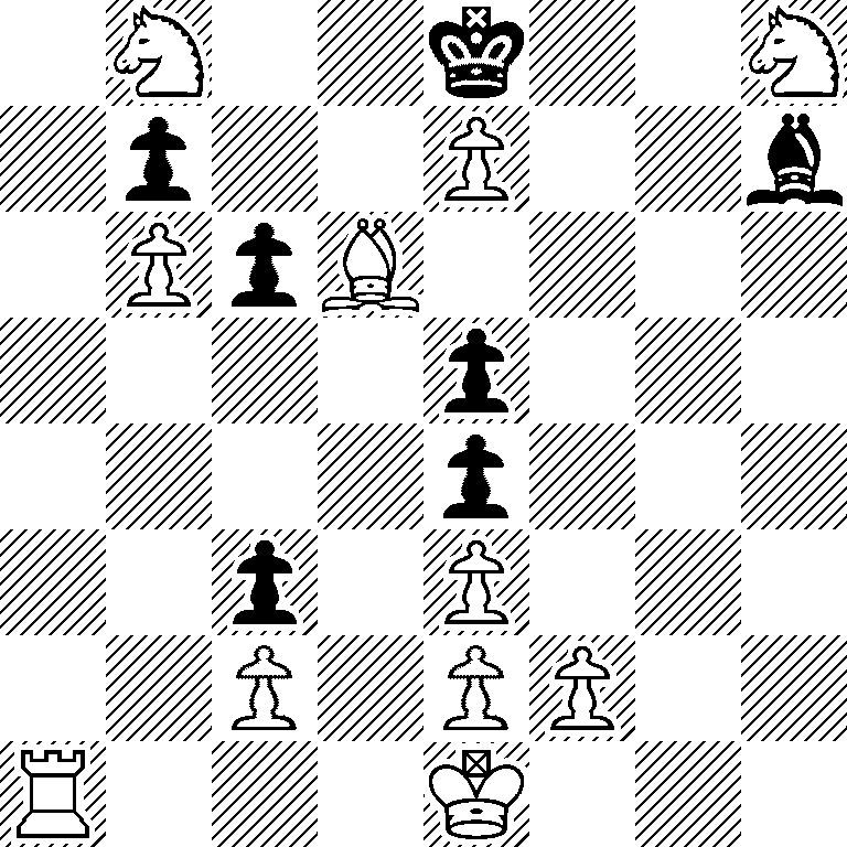 1N2k2N/1p2P2b/1PpB4/4p3/4p3/2p1P3/2P1PP2/R3K3