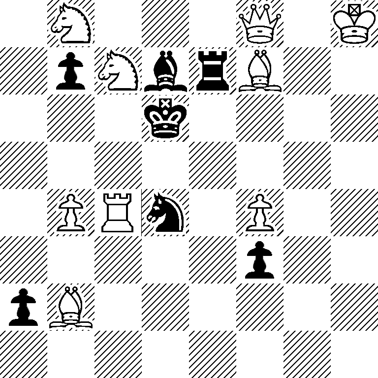 1N3Q1K/1pNbrB2/3k4/8/1PRn1P2/5p2/pB6/8