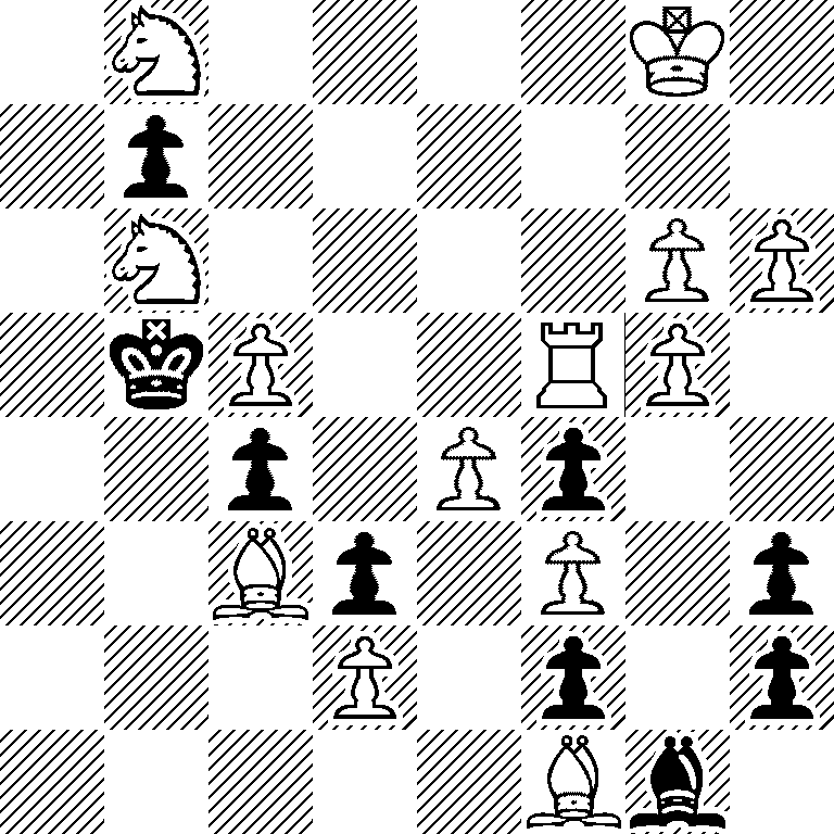 1N4K1/1p6/1N4PP/1kP2RP1/2p1Pp2/2Bp1P1p/3P1p1p/5Bb1