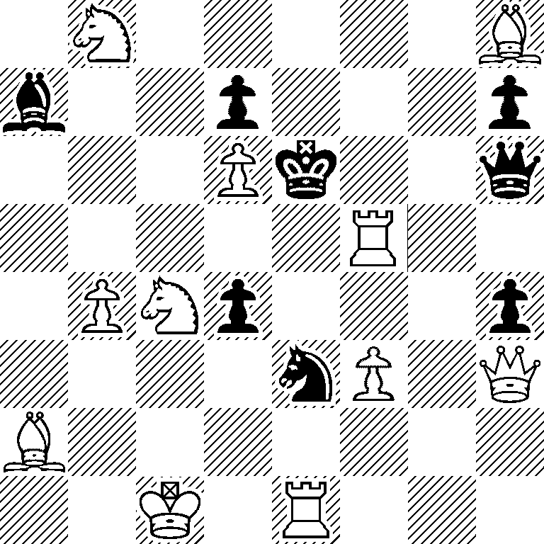 1N5B/b2p3p/3Pk2q/5R2/1PNp3p/4nP1Q/B7/2K1R3