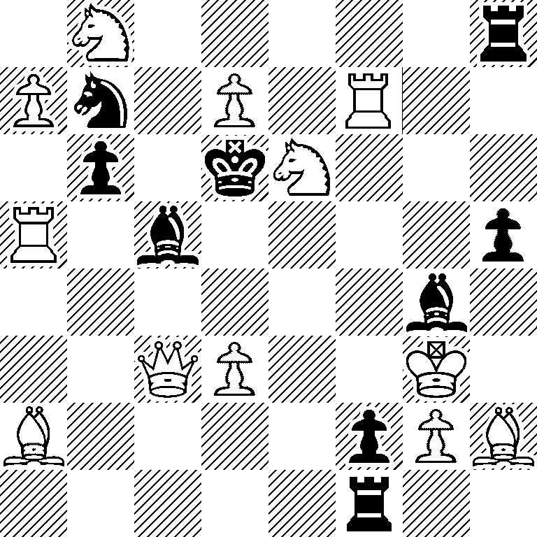 1N5r/Pn1P1R2/1p1kN3/R1b4p/6b1/2QP2K1/B4pPB/5r2