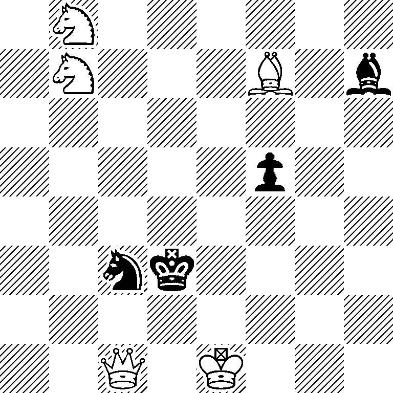 1N6/1N3B1b/8/5p2/8/2nk4/8/2Q1K3