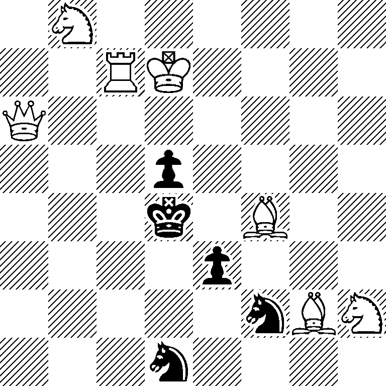 1N6/2RK4/Q7/3p4/3k1B2/4p3/5nBN/3n4