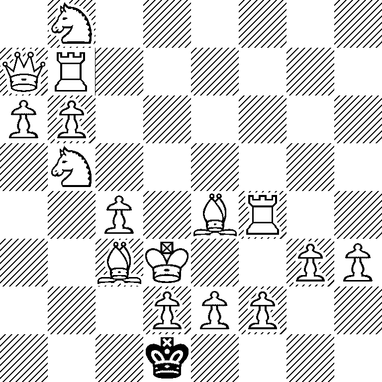 1N6/QR6/PP6/1N6/2P1BR2/2BK2PP/3PPP2/3k4
