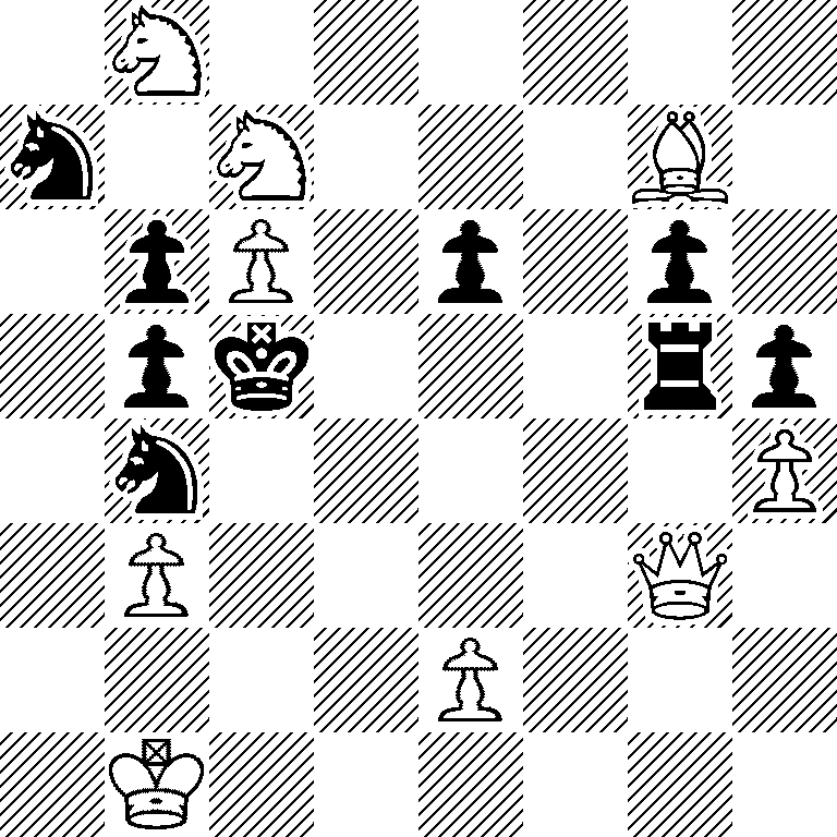 1N6/n1N3B1/1pP1p1p1/1pk3rp/1n5P/1P4Q1/4P3/1K6