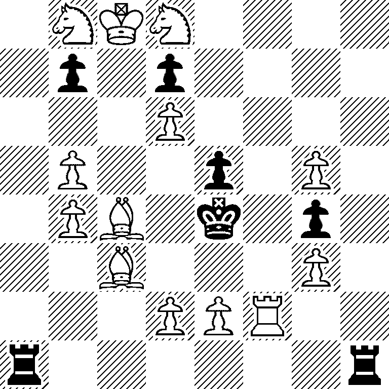 1NKN4/1p1p4/3P4/1P2p1P1/1PB1k1p1/2B3P1/3PPR2/r6r