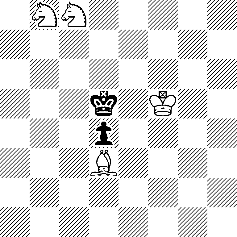 1NN5/8/8/3k1K2/3p4/3B4/8/8