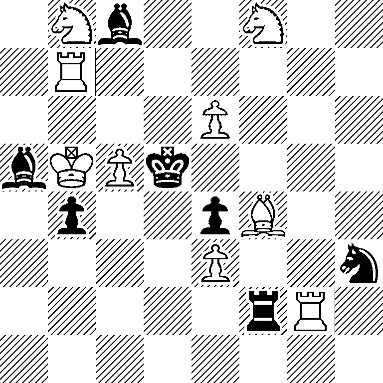 1Nb2N2/1R6/4P3/bKPk4/1p2pB2/4P2n/5rR1/8